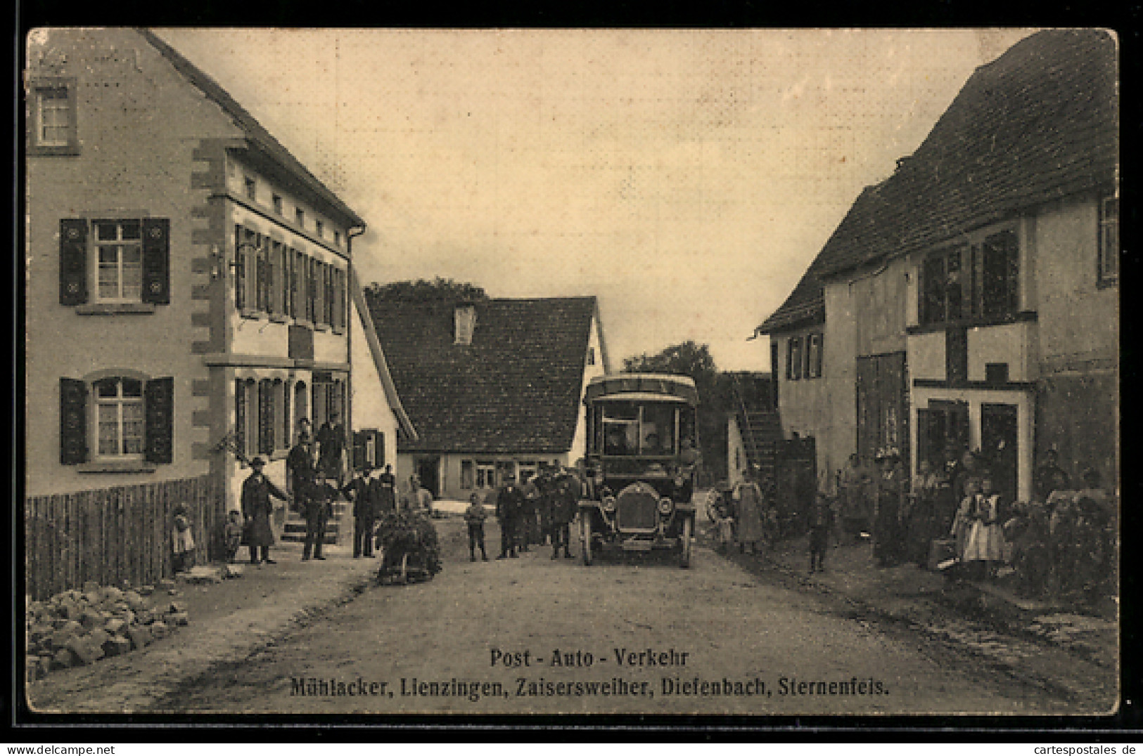 AK Mühlacker, Postauto der Linie Mühlacker-Lienzingen-Zaisersweiher-Diefenbach-Sternenfels