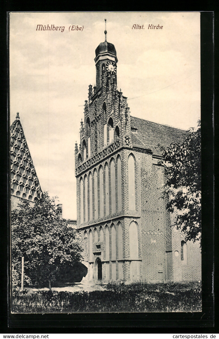 AK Mühlberg /Elbe, Altst. Kirche