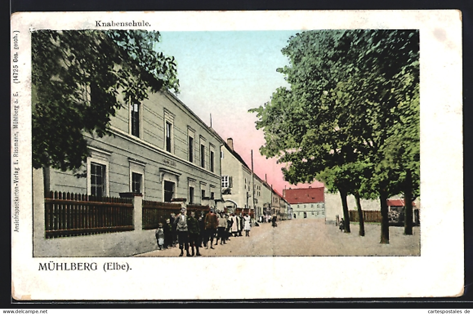 AK Mühlberg /Elbe, Knabenschule