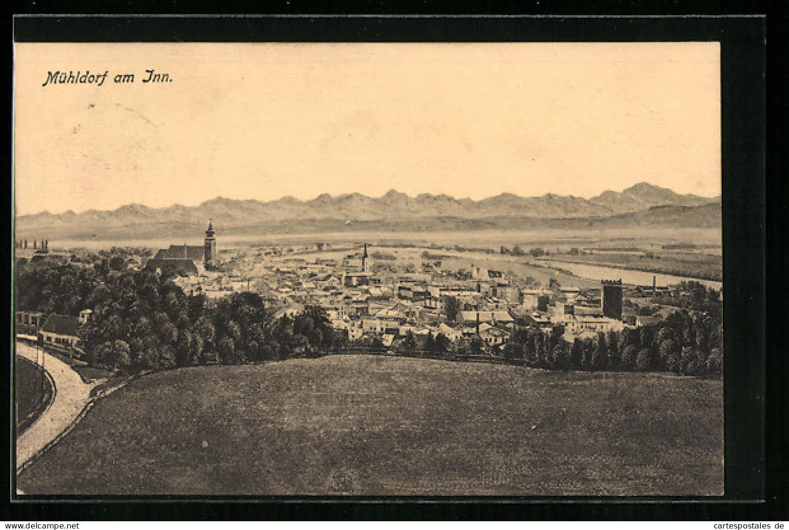 AK Mühldorf am Inn, Ortsansicht