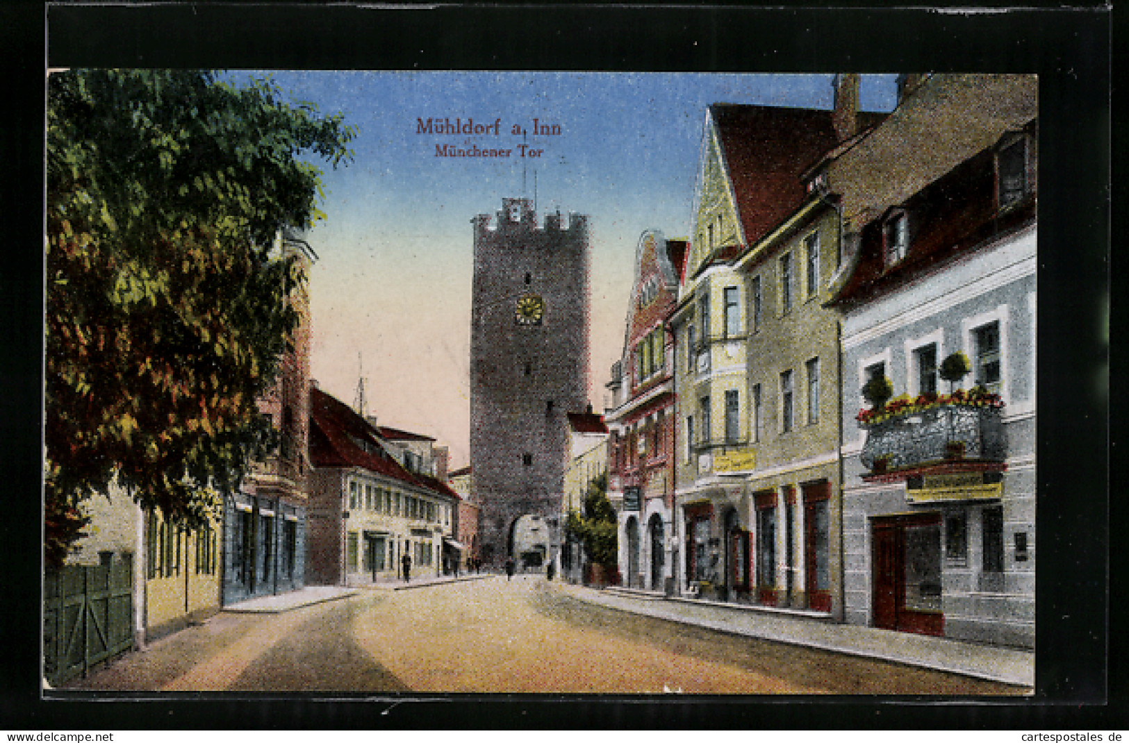 AK Mühldorf, Blick auf das Münchener Tor