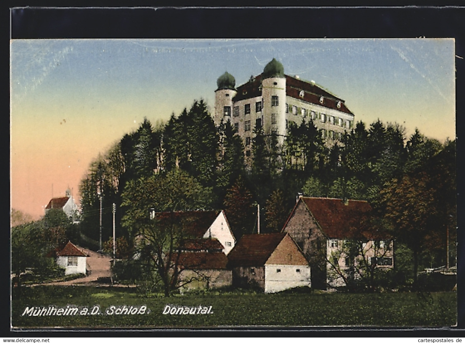 AK Mühlheim a. D., Schloss im Donautal