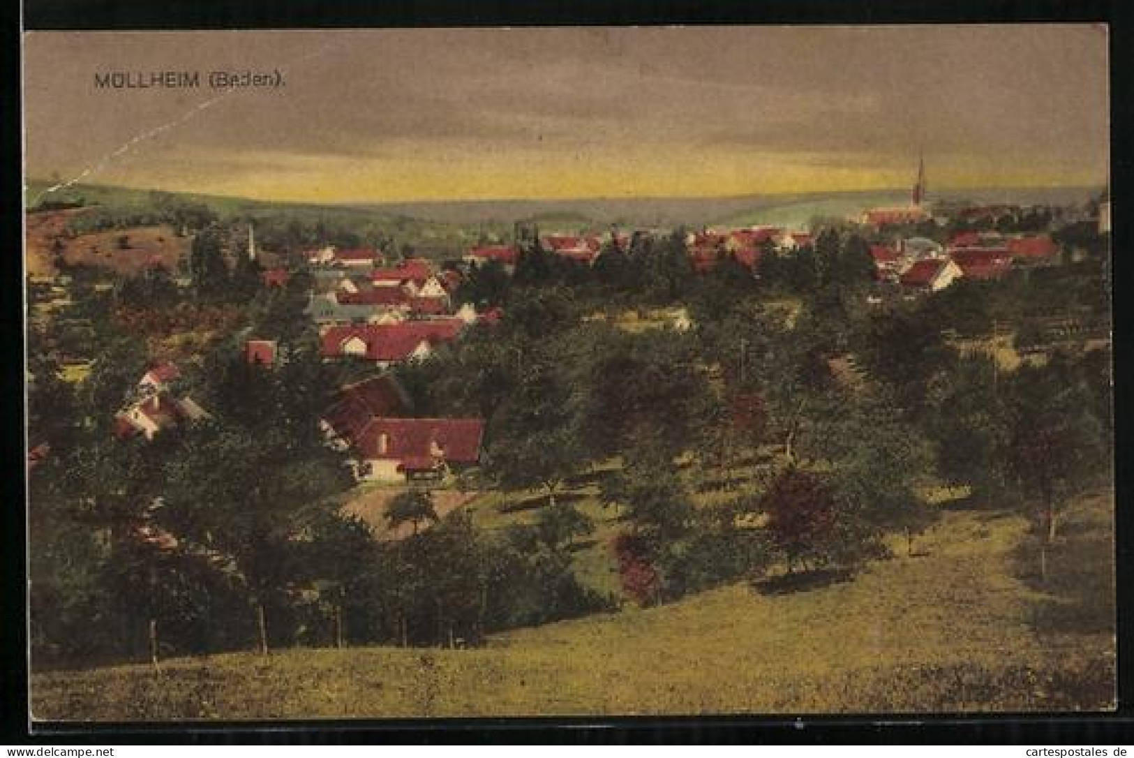 AK Müllheim /Baden, Ortsansicht