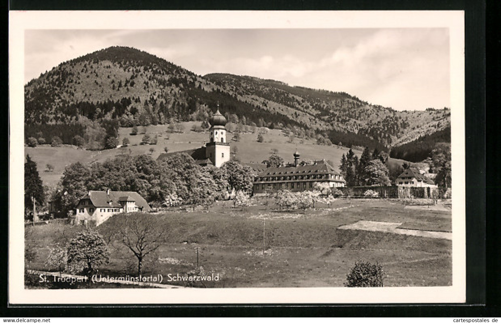 AK Münstertal /Schwarzwald, Klosteranlage St Trudpert