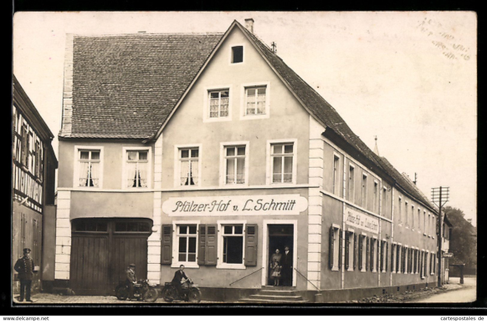 AK Mutterstadt /Pfalz, Gasthaus Pfälzer-Hof von L. Schmitt
