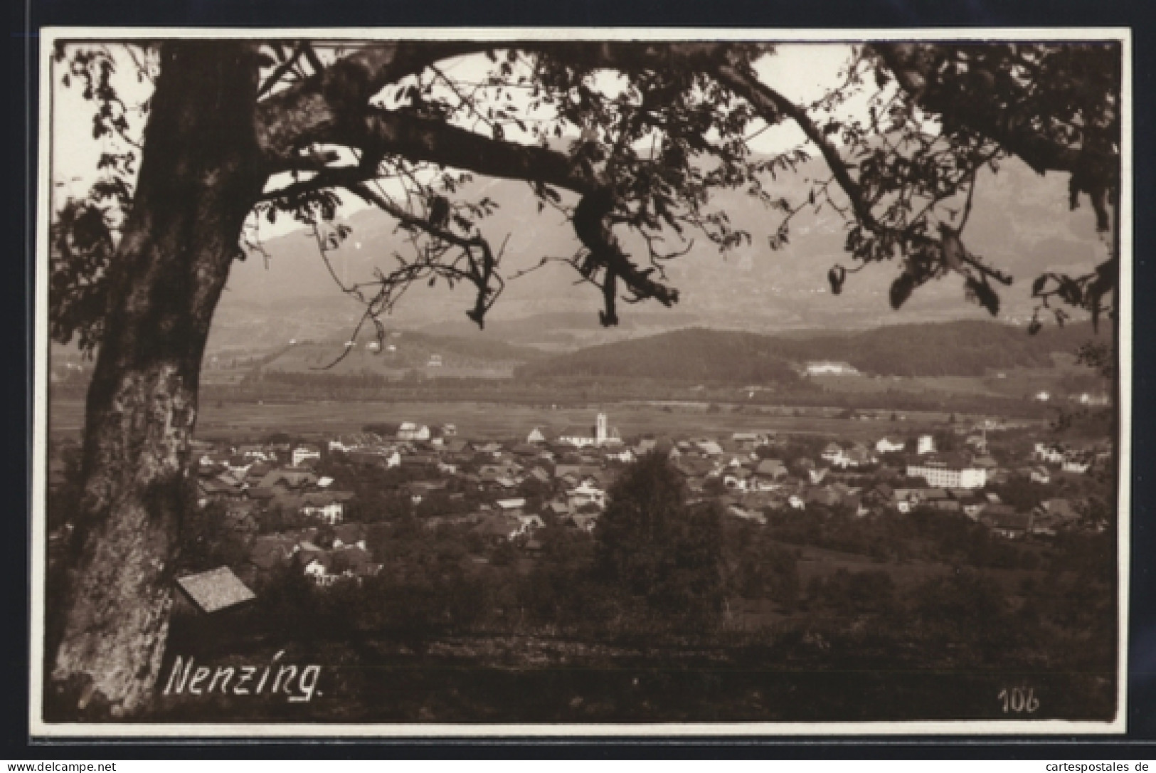 AK Nenzing, Panorama mit Kirche