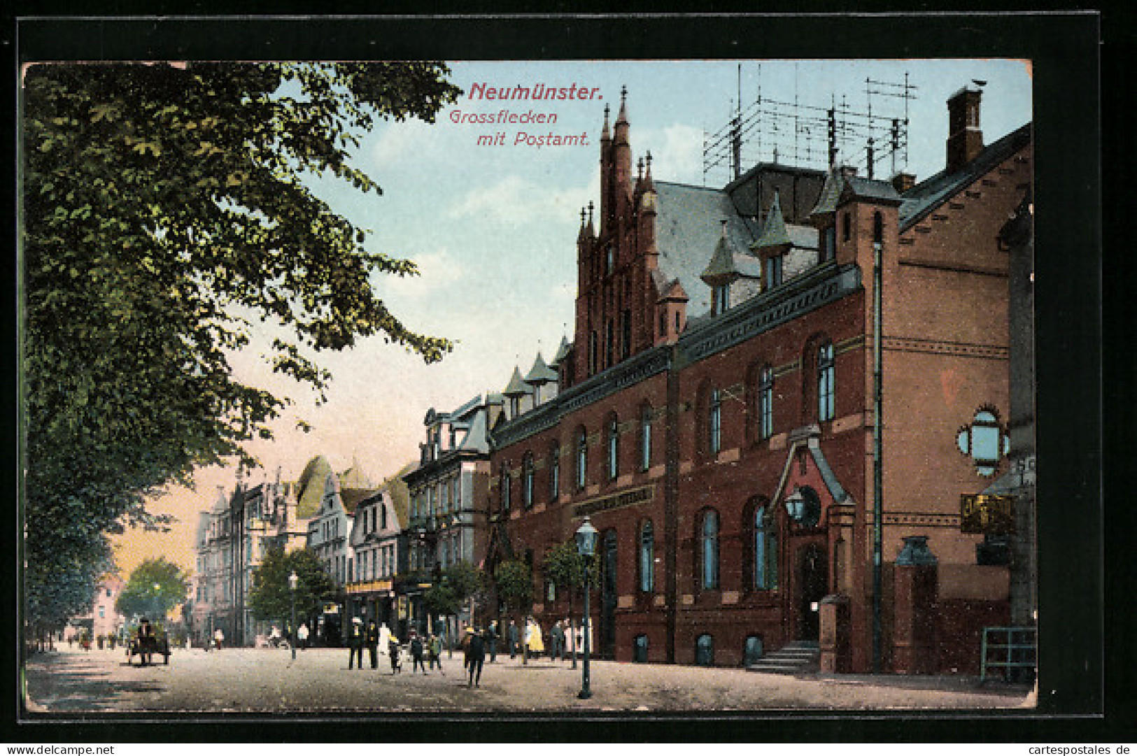 AK Neumünster, Grossflecken mit Postamt