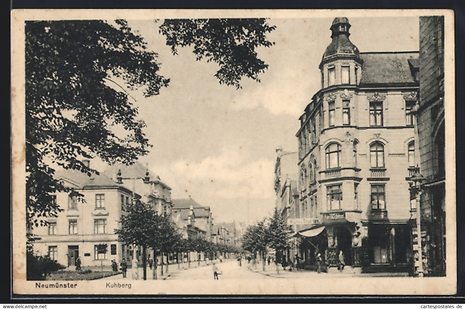 AK Neumünster, Kuhberg, Strassenpartie