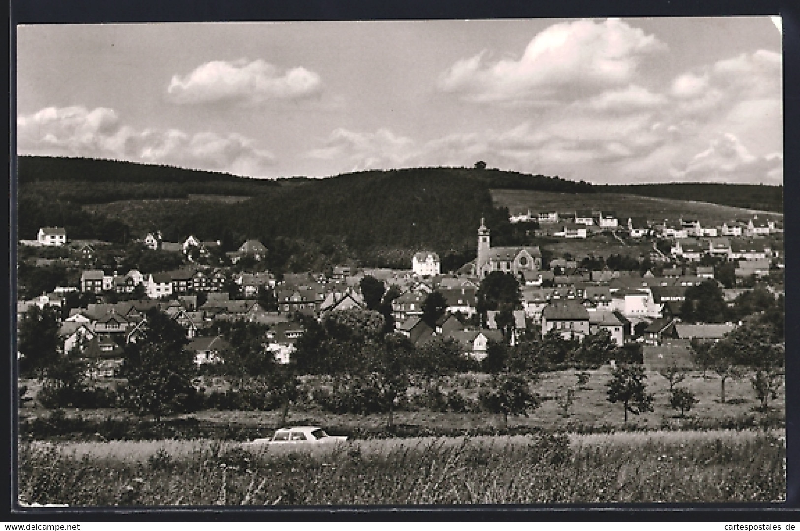 AK Neunkirchen Kreis Siegen, Ortsansicht aus der Vogelschau