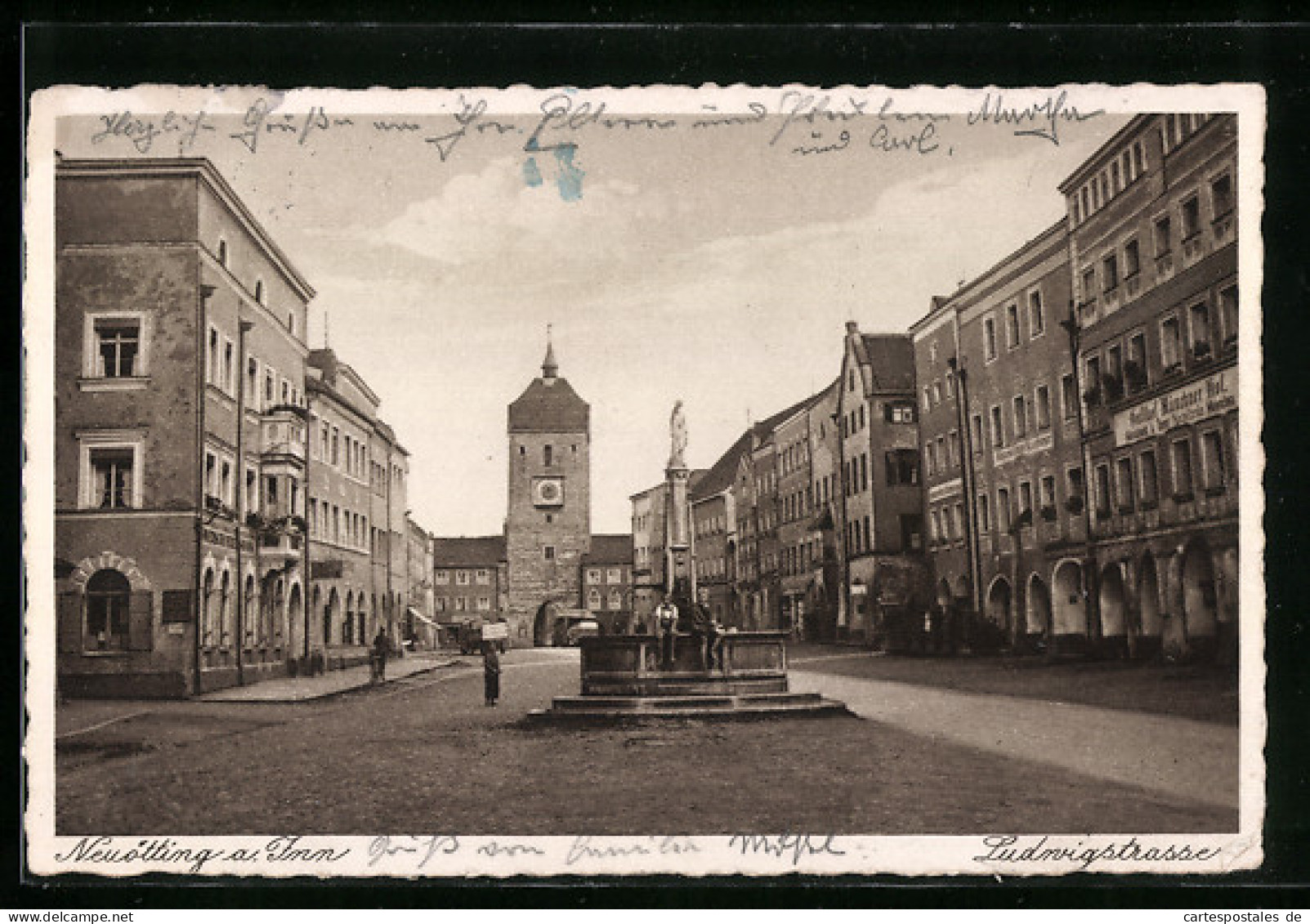 AK Neuötting a. Inn, Ludwigstrasse