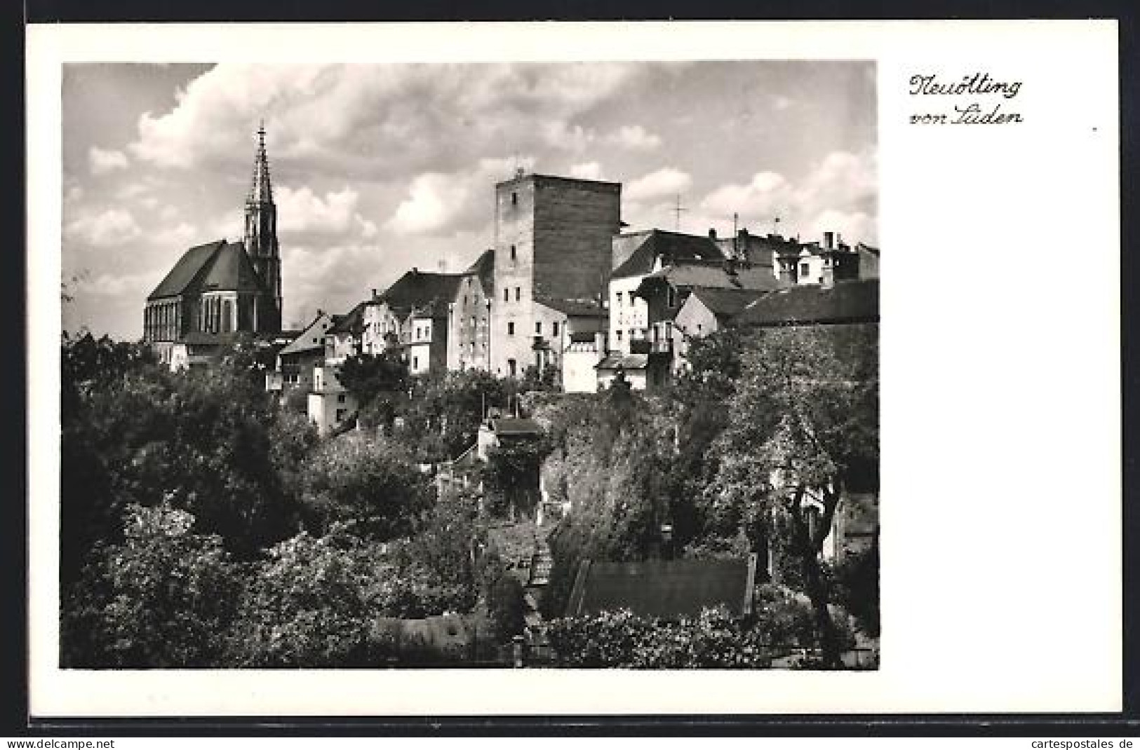 AK Neuötting, Ortsansicht von Süden