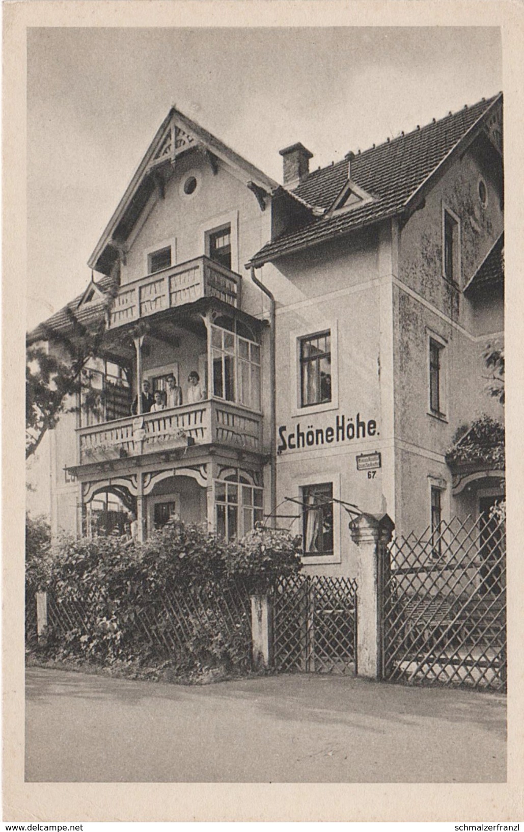 AK Neuporschdorf Neu Porschdorf 67 Landhaus Schöne Höhe a Rathmannsdorf Waltersdorf Prossen Waitzdorf Sächsische Schweiz