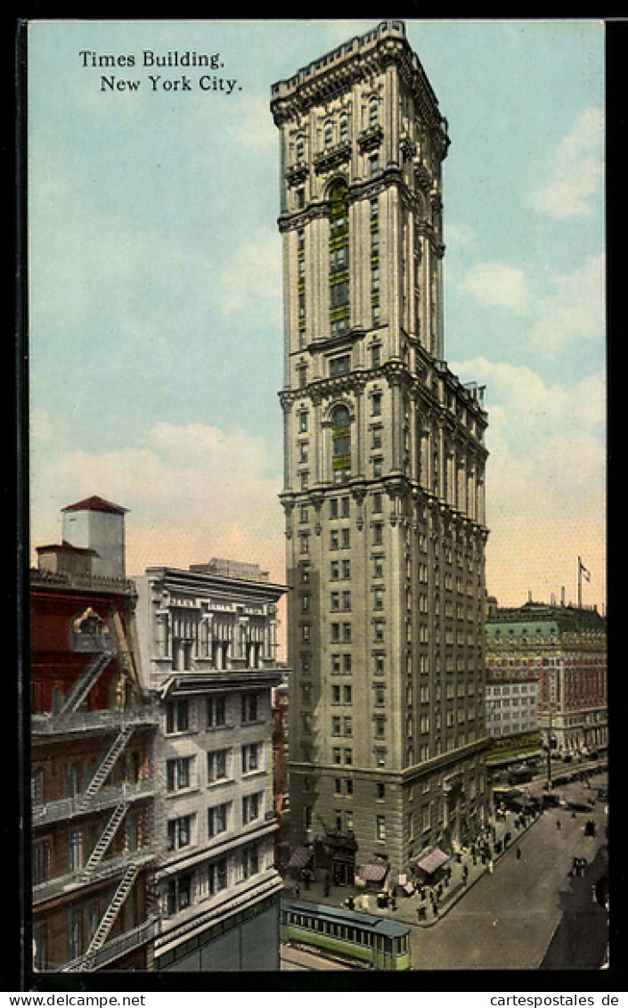 AK New York, NY, Time Building, located on Times Square