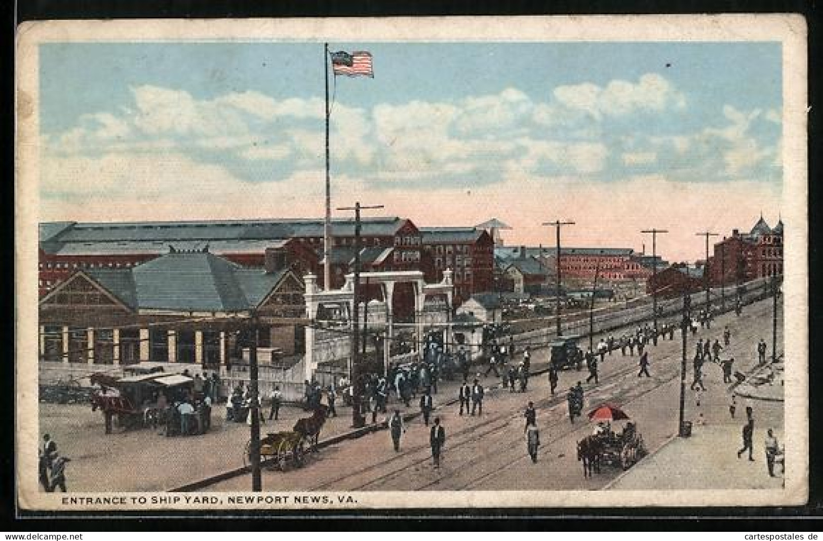 AK Newport News, VA, Entrance to the ship yard