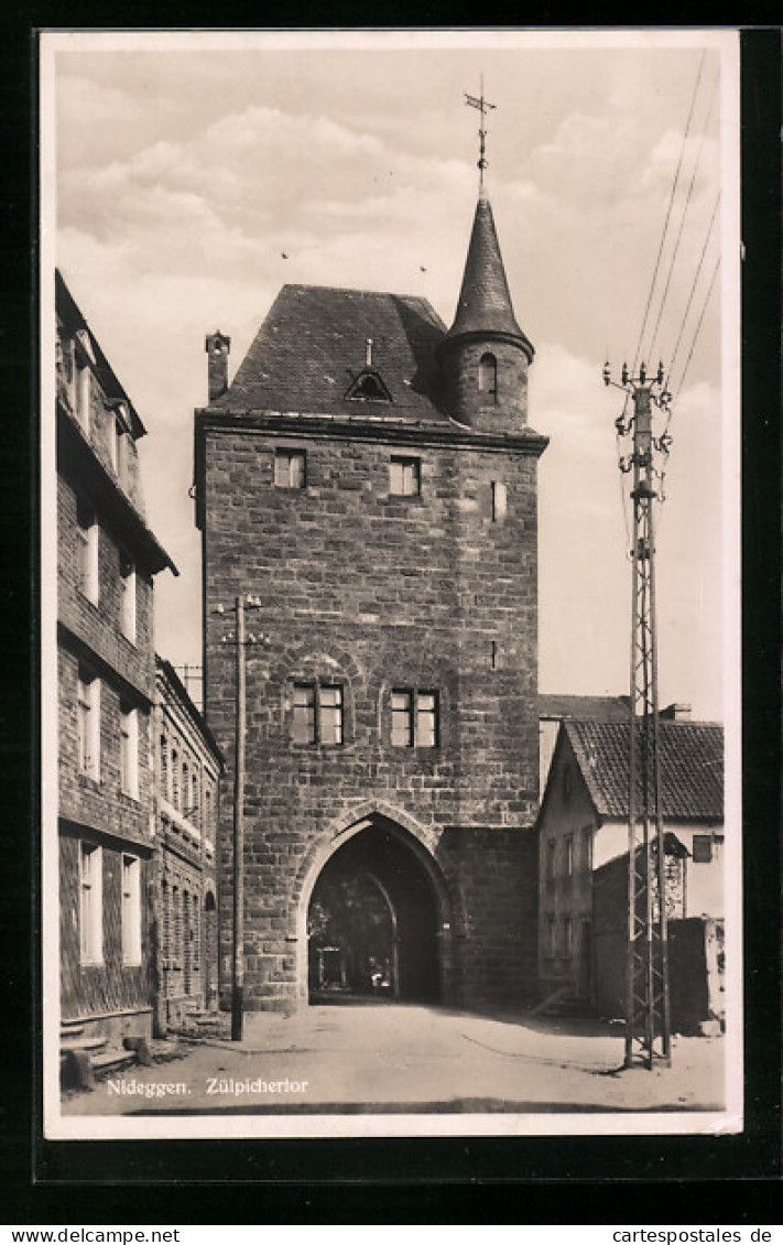 AK Nideggen, Ansicht vom Zülpichertor