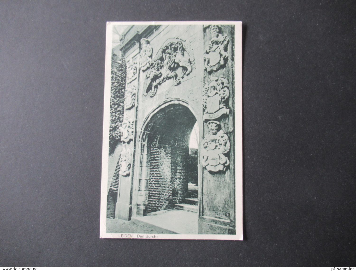 AK Niederlande 1932  Leiden Den Burcht Stempel Scheveningen nach Wettmar Hannover Land / AK Leiden Hotel Den Burcht