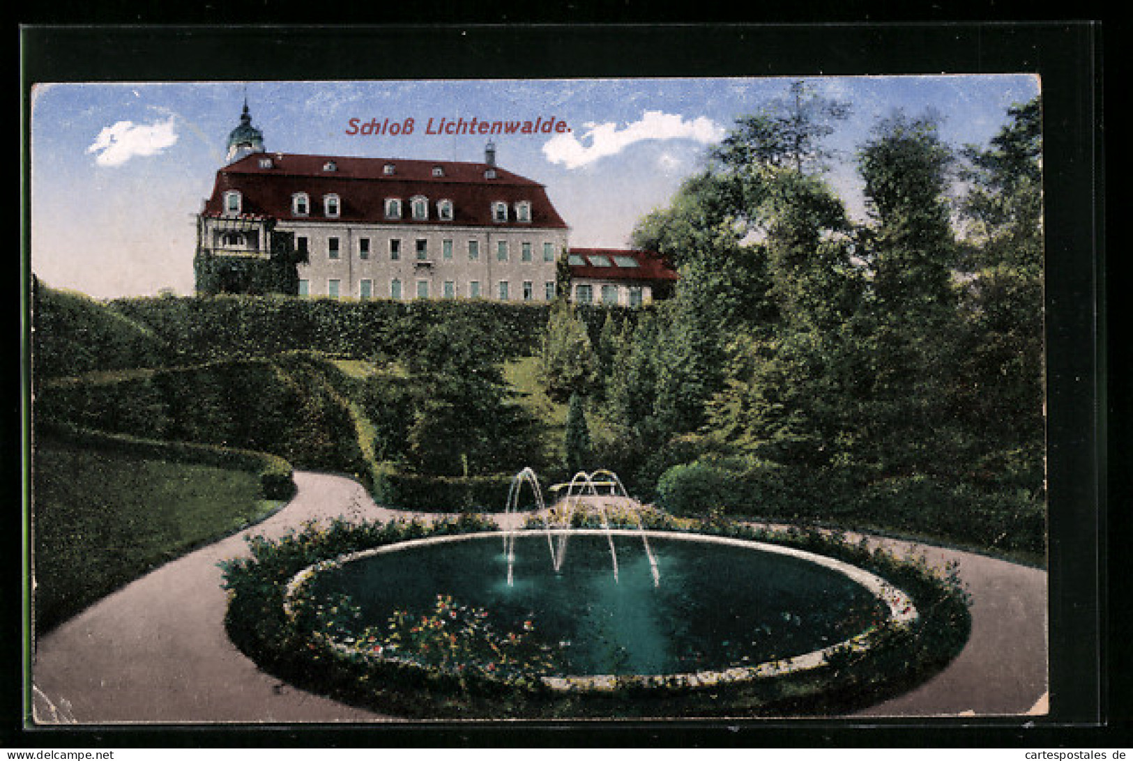 AK Niederwiesa, Brunnen unter dem Schloss Lichtenwalde