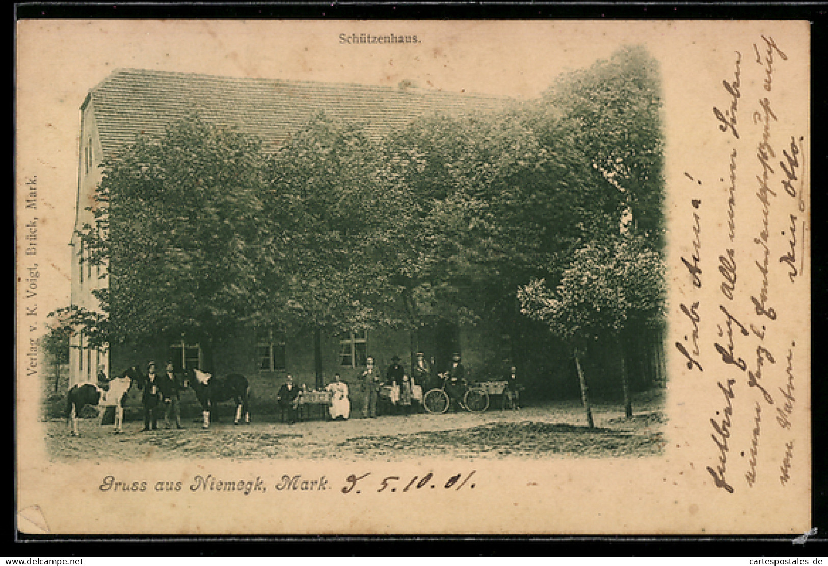 AK Niemegk /Mark, Gasthof Schützenhaus