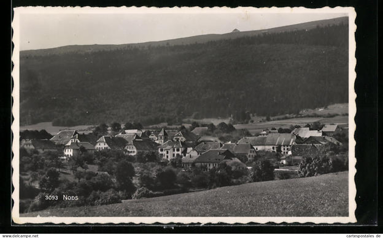 AK Nods, Ortsansicht aus der Ferne