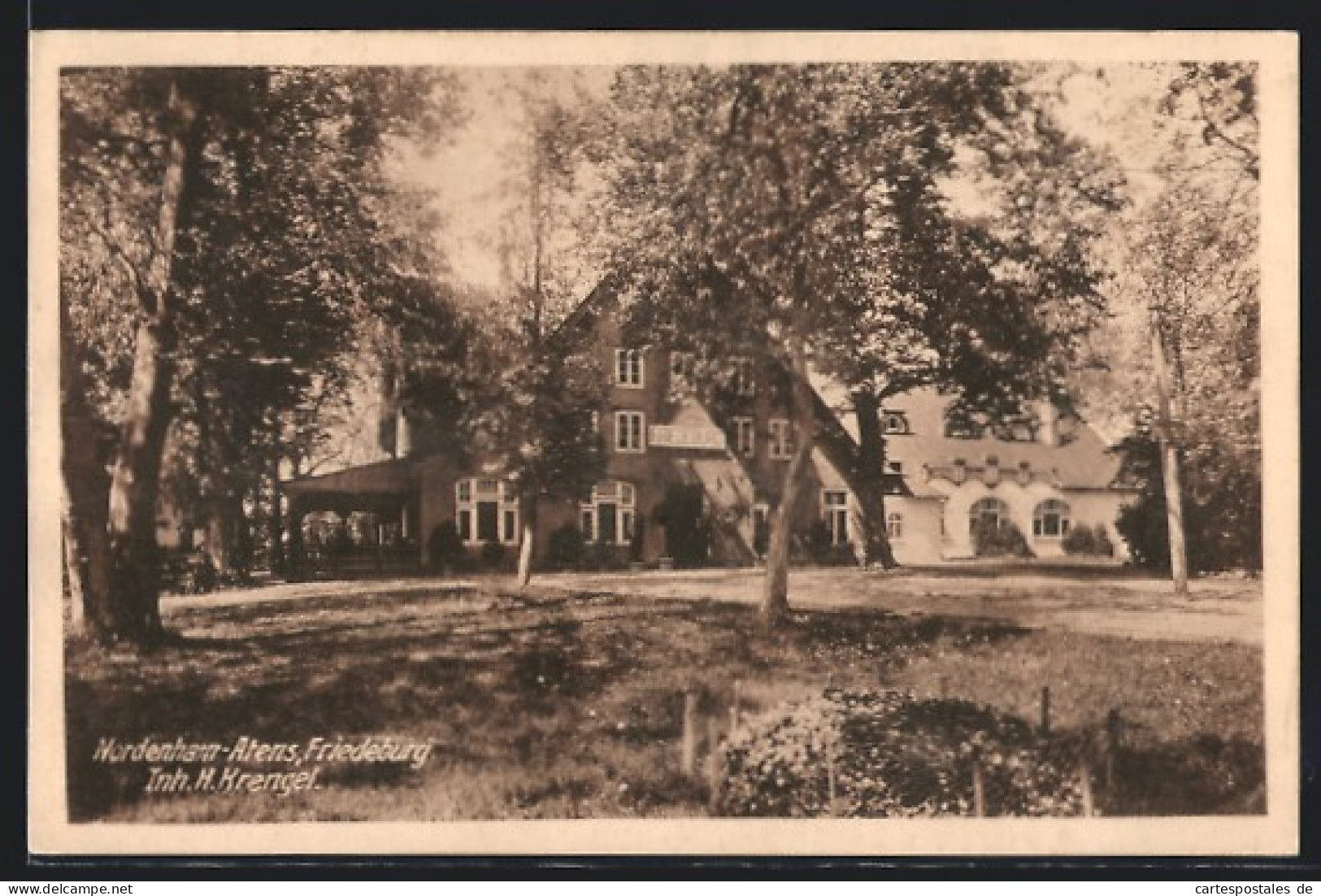 AK Nordenham-Atens, Gasthaus Friedeburg