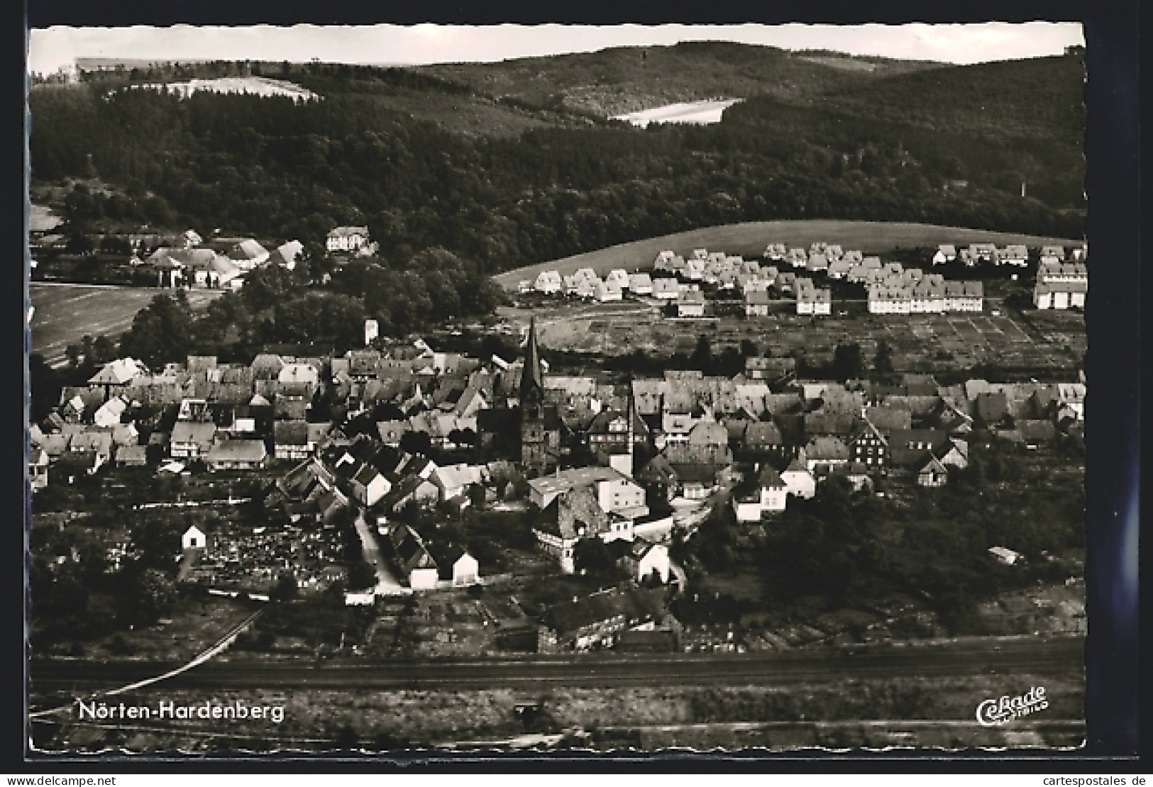 AK Nörten-Hardenberg, Gesamtansicht vom Flugzeug aus