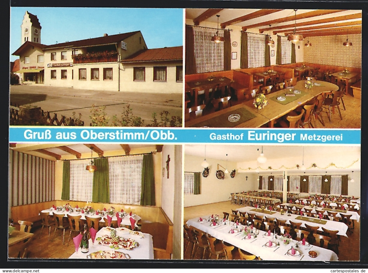 AK Oberstimm /Obb., Gasthof Euringer, Manchinger Str. 29