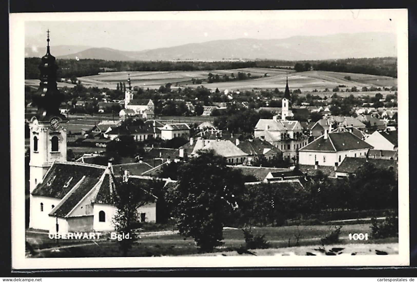 AK Oberwart, Teilansicht mit Kirche