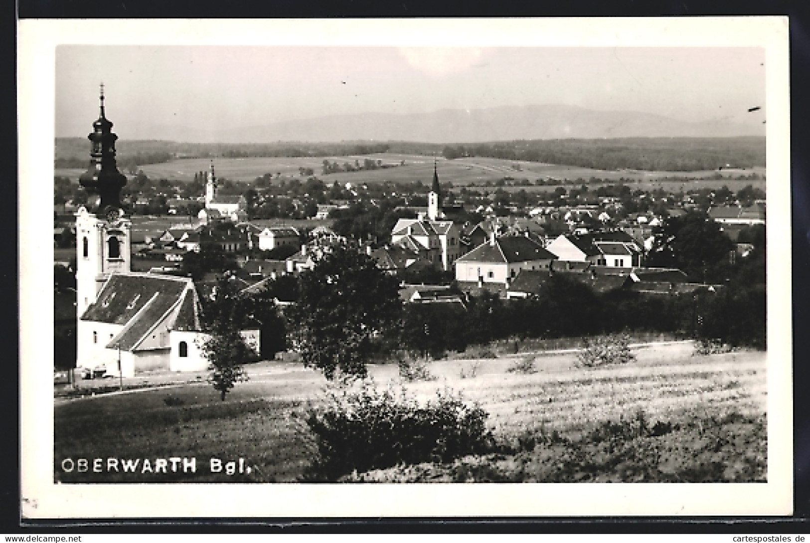 AK Oberwart, Totale mit Kirchen
