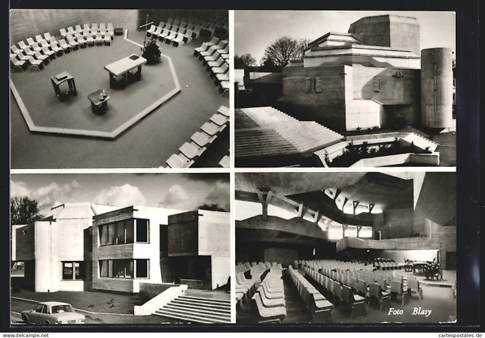 AK Oberwart, vier Ansichten von der Osterkirche