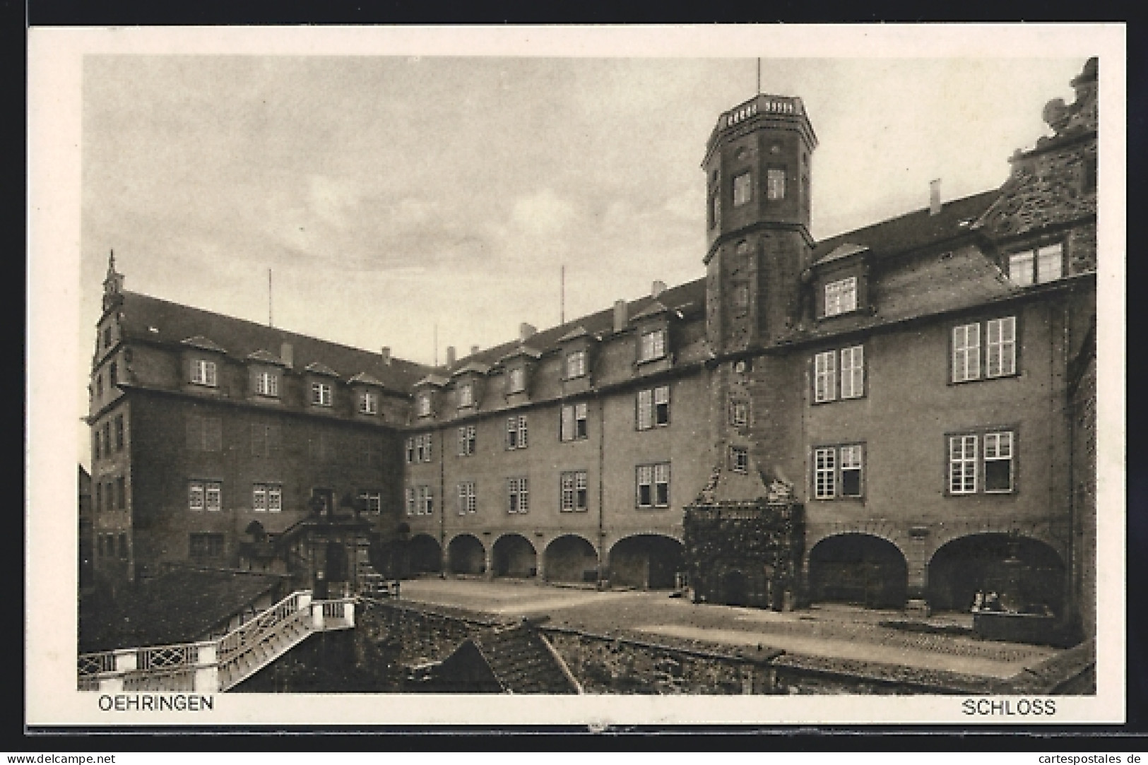 AK Oehringen, Blick zum Schloss