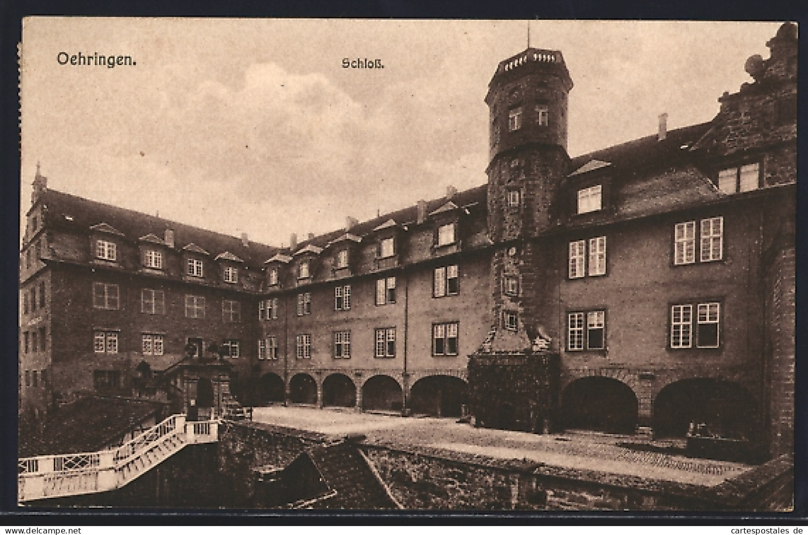 AK Oehringen, Blick zum Schloss