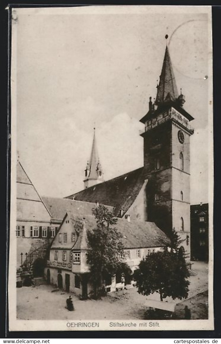 AK Oehringen, Stiftskirche mit Stift