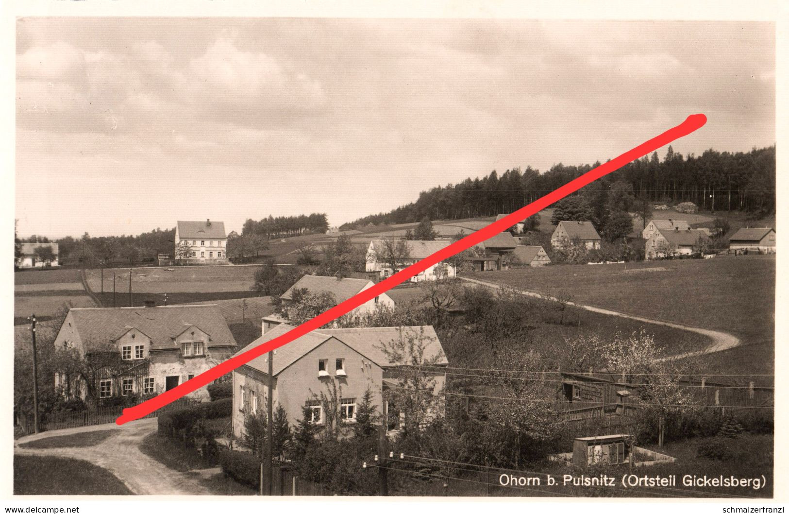 AK Ohorn Gickelsberg a Kohlicht Neuer Anbau Pulsnitz Steina Großröhrsdorf Bretnig Rammenau Burkau Elstra Bischofswerda