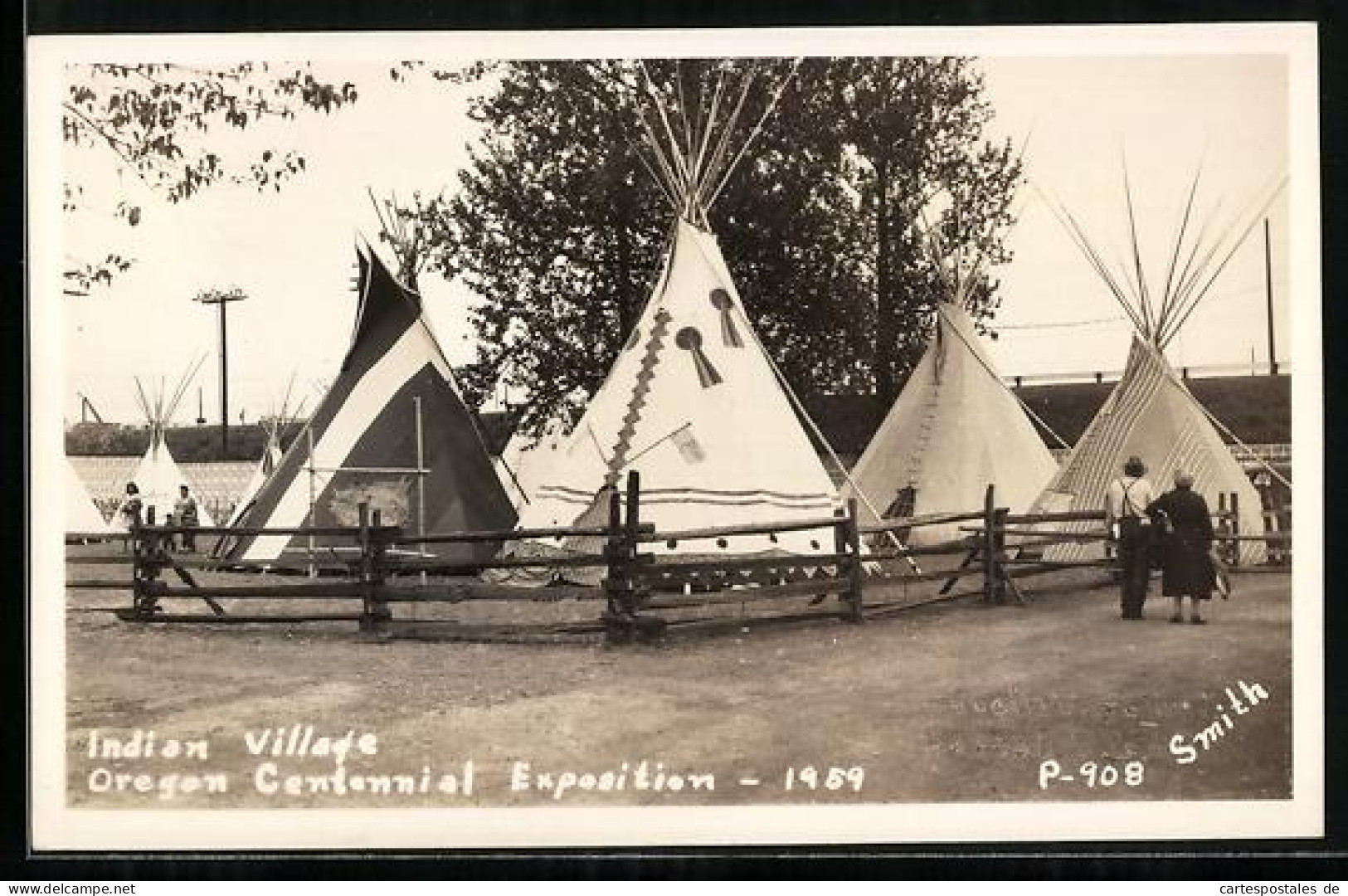 AK Oregon, OR, Centennial Exposition 1959, Indian Village