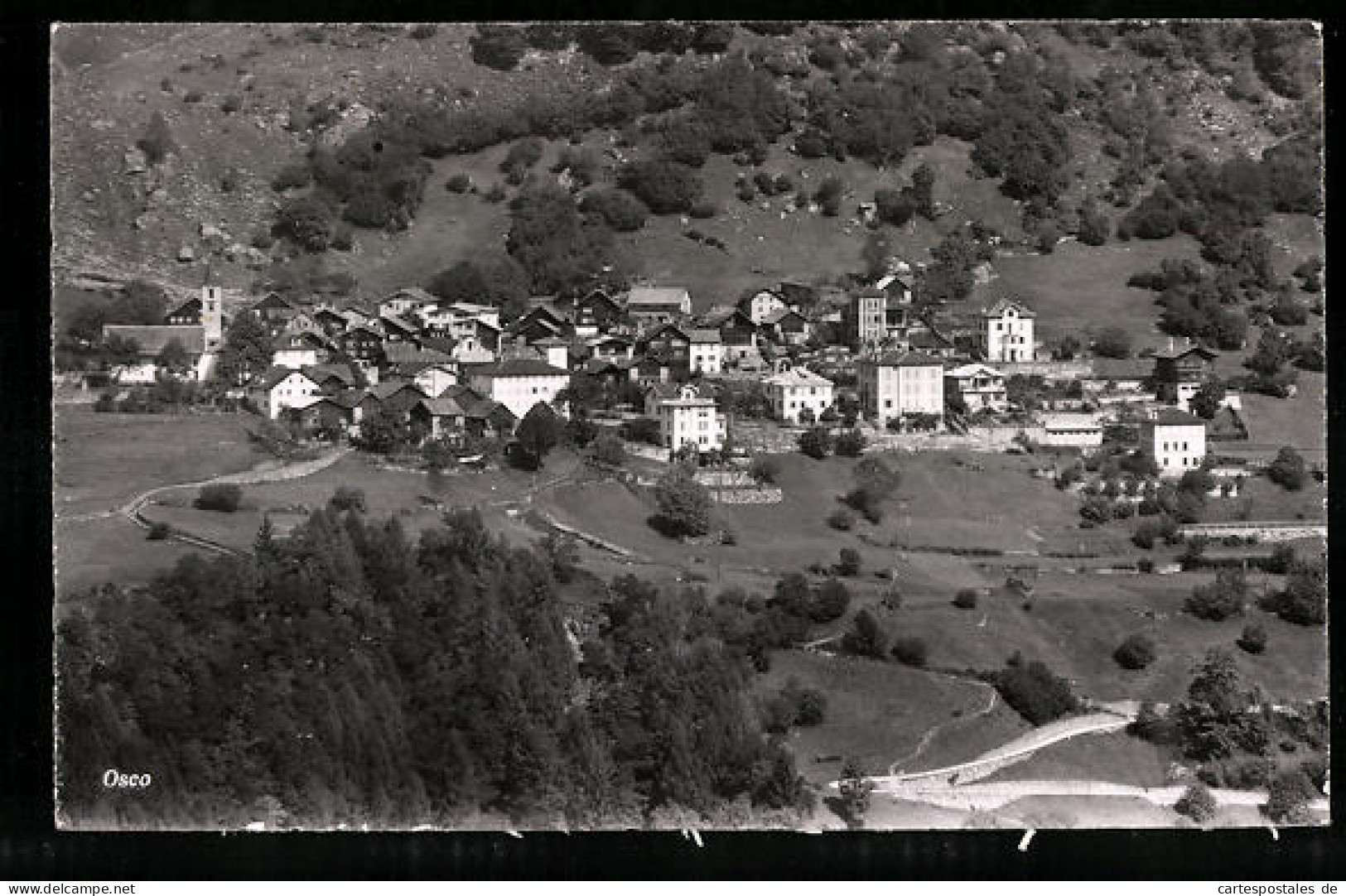 AK Osco, Ortsansicht am Hang