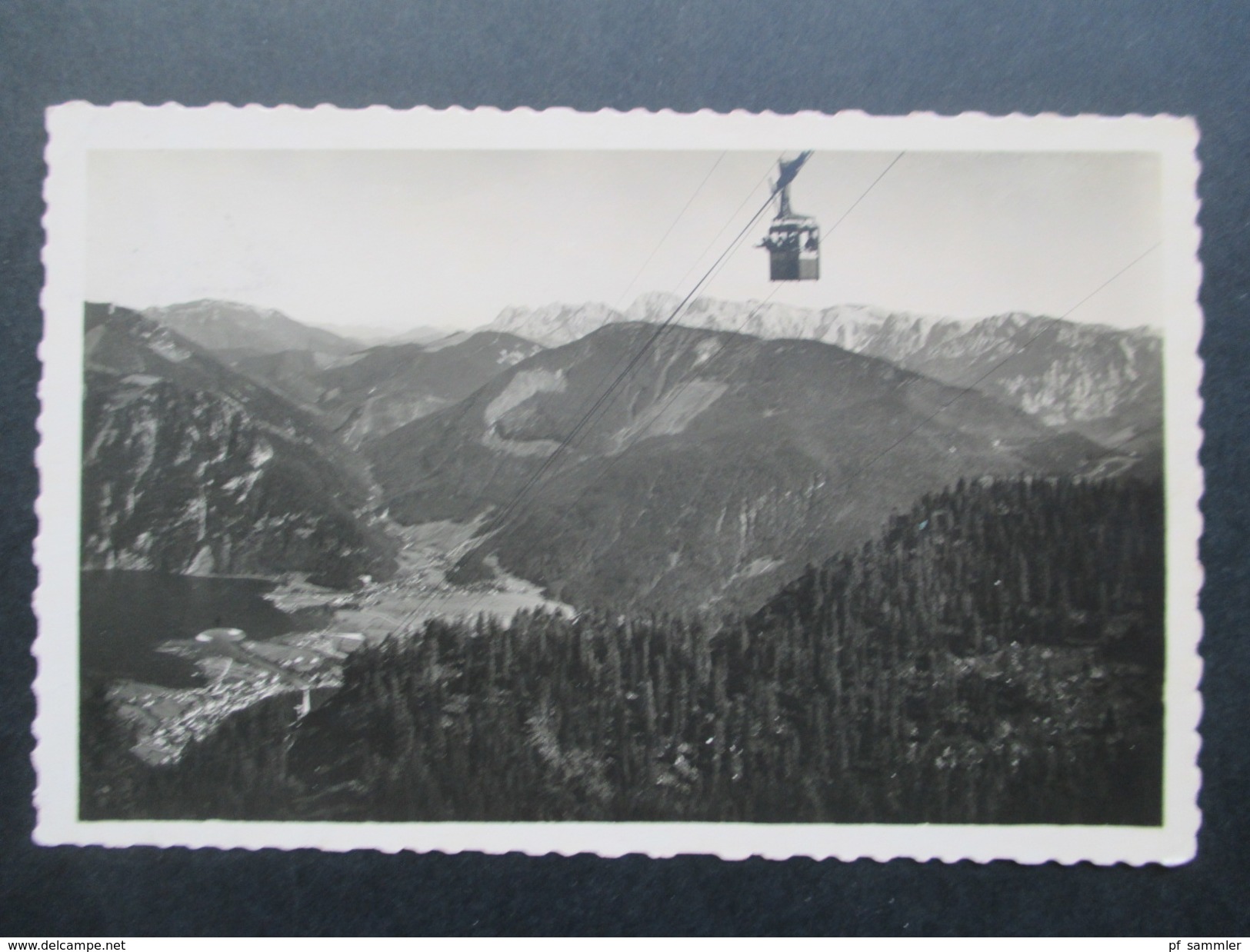 AK Österreich / Ostmark 1941 Feldpostkarte Ebensee Berg Station Feuerkogel 1625m. Seilschwebebahn. Traunstein / Traunsee