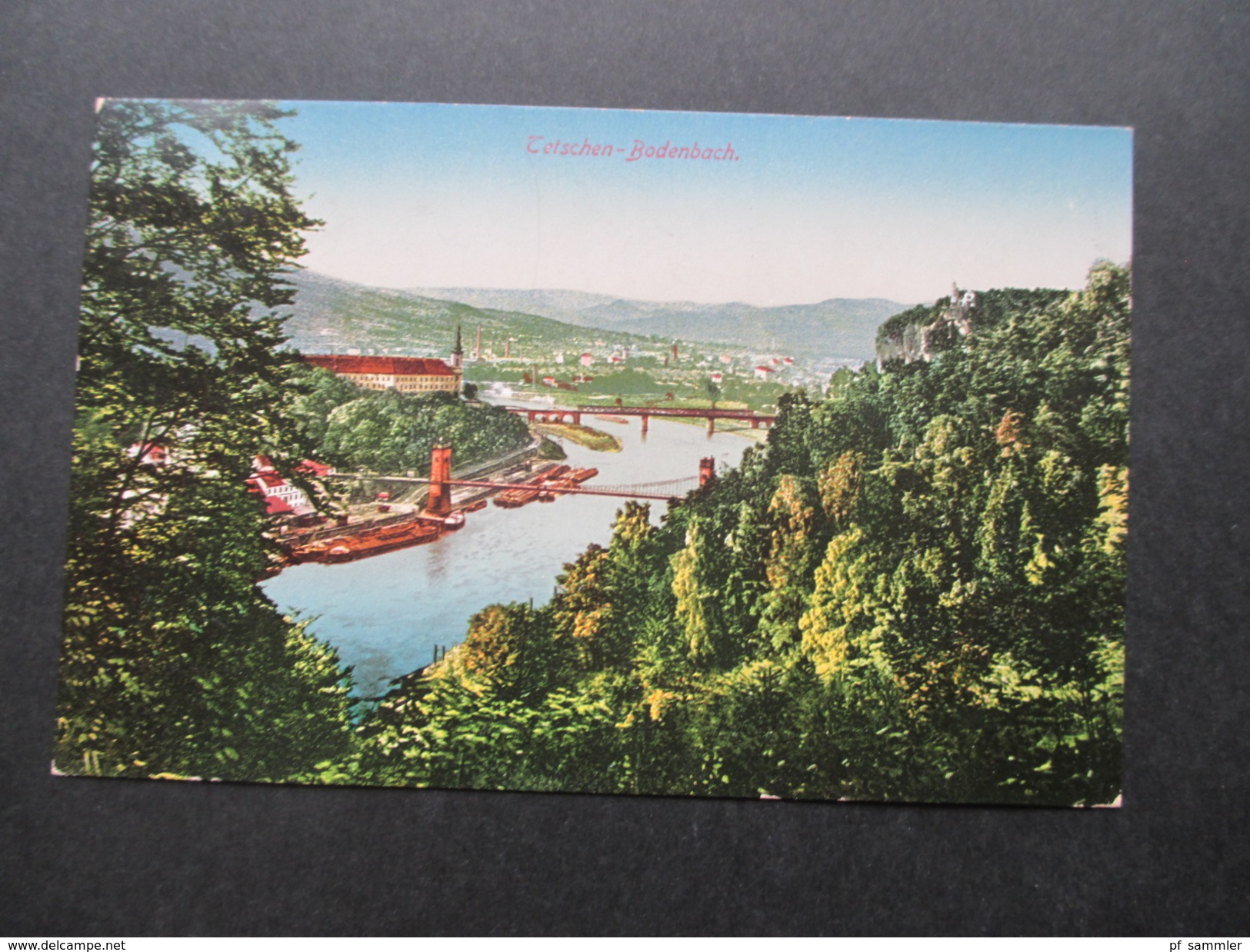 AK Österreich / Tschechien 1914 Tetschen - Bodenbach. Verlag Emil Pohl No. 529 Telschen a. d. Elb