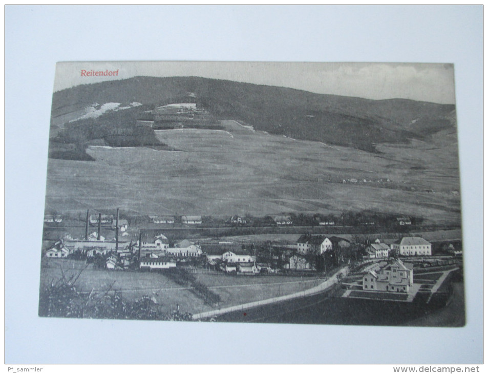 AK Österreich / Tschechien / Sudeten. 1909. Reitendorf / Rapotin. Verlag J. Sandmann. Schönberg. Reitenberg an der Tess