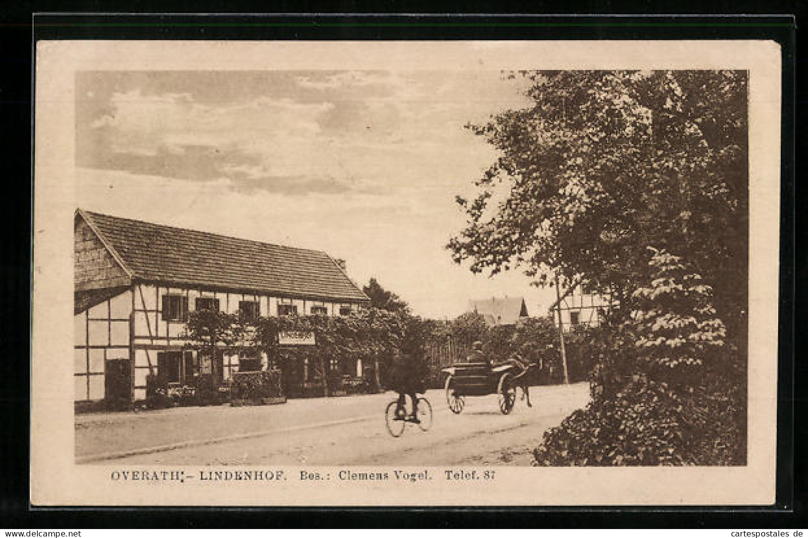 AK Overath, Gaststätte Lindenhof, Bes. Clemens Vogel