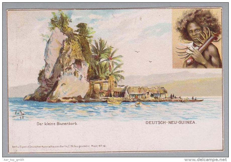 AK OZ Papua-Neu-Guinea ungebraucht Litho # 18