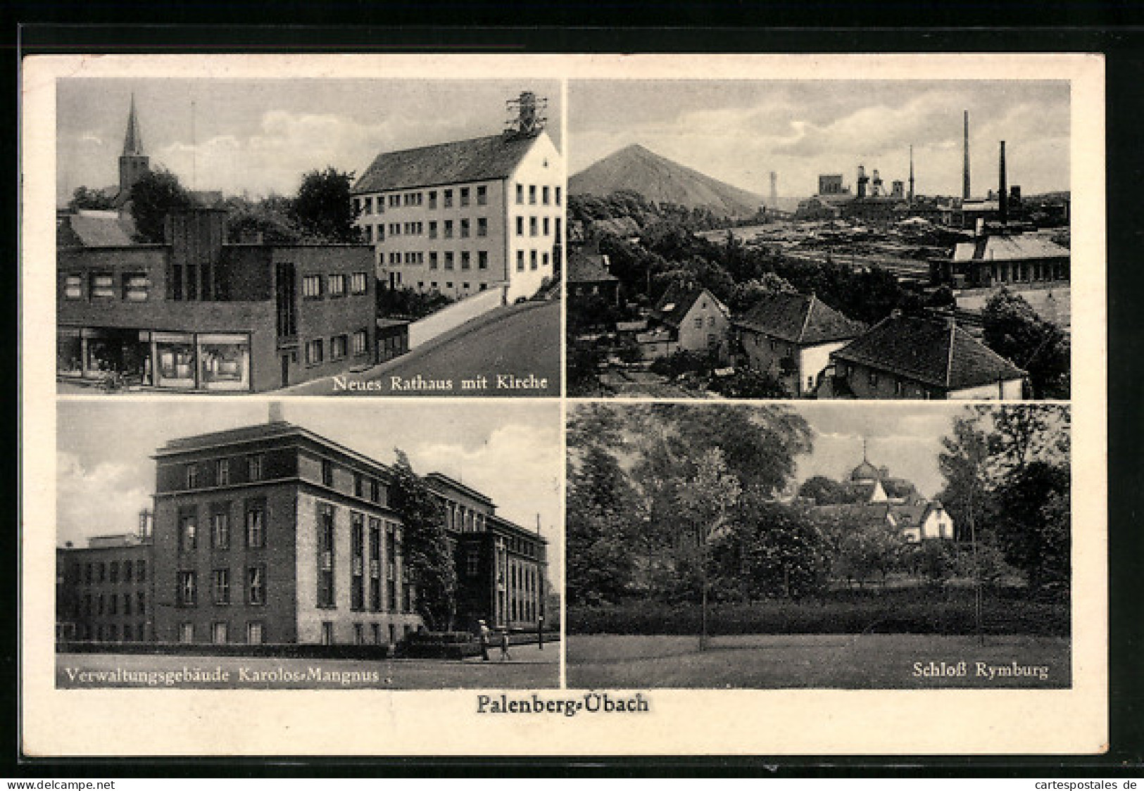 AK Palenberg-Übach, Schloss Rymburg, Verwaltungsgebäude Karolos-Mangnus