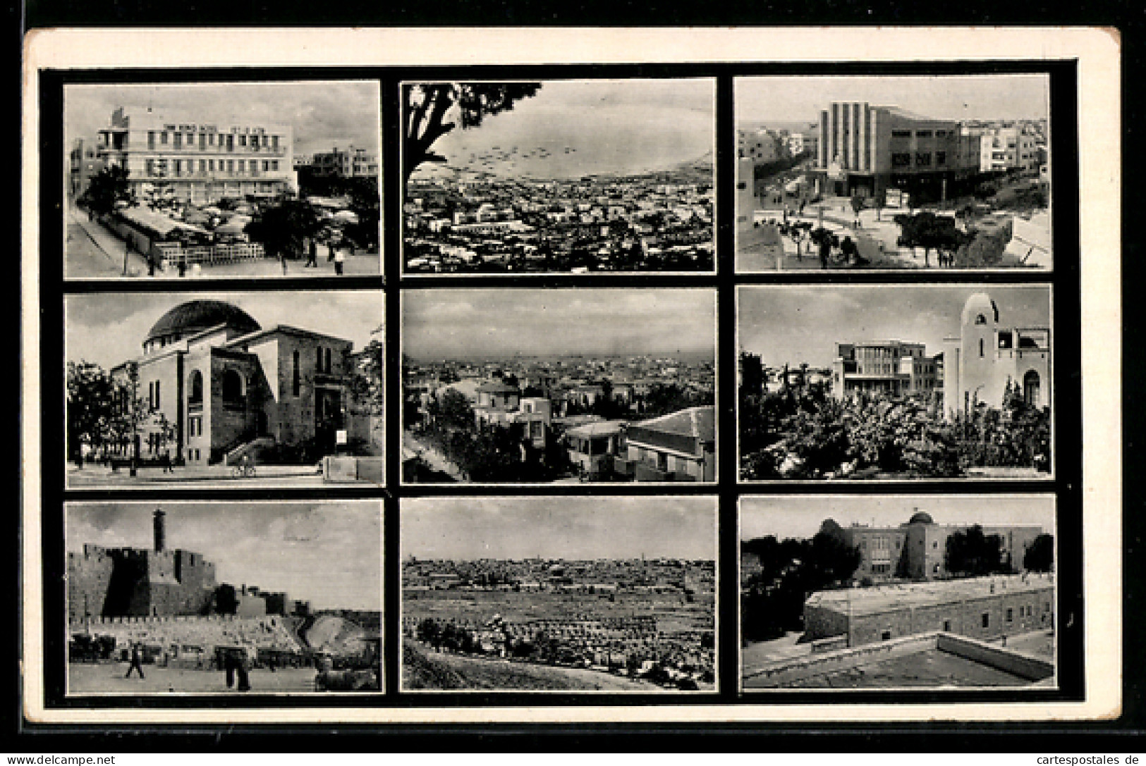 AK Palestina, Greetings of Palestina, San Remo Hotel, Ortsansichten, Gebäudeansichten