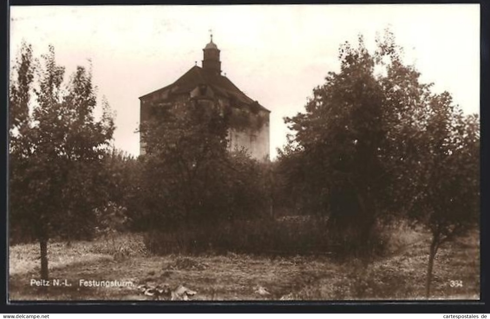 AK Peitz /N.-L., Am Festungsturm