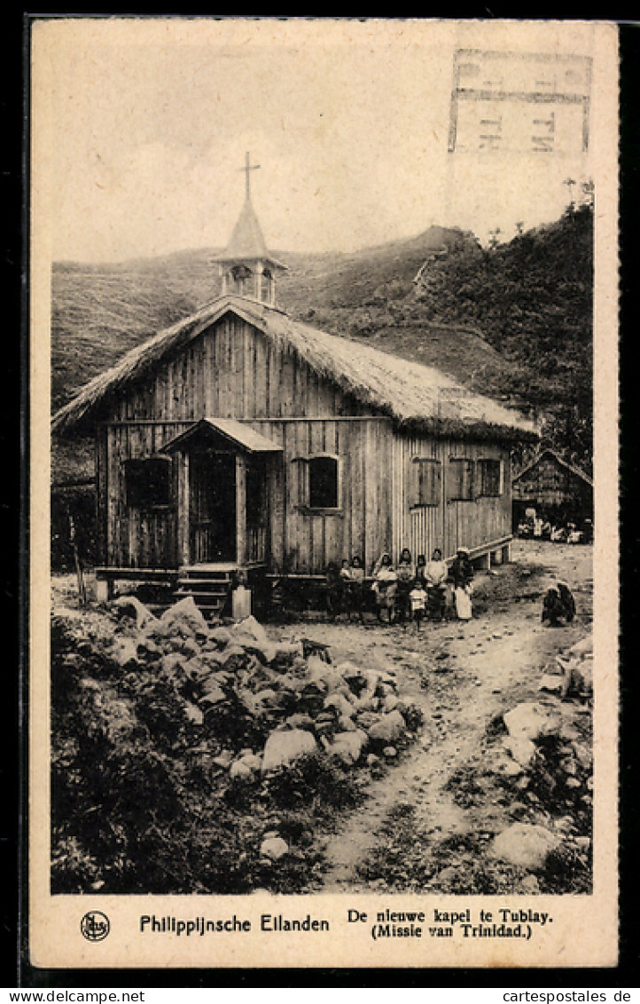 AK Philippinen, De nieuwe kapel te Tublay, Missie van Trinidad