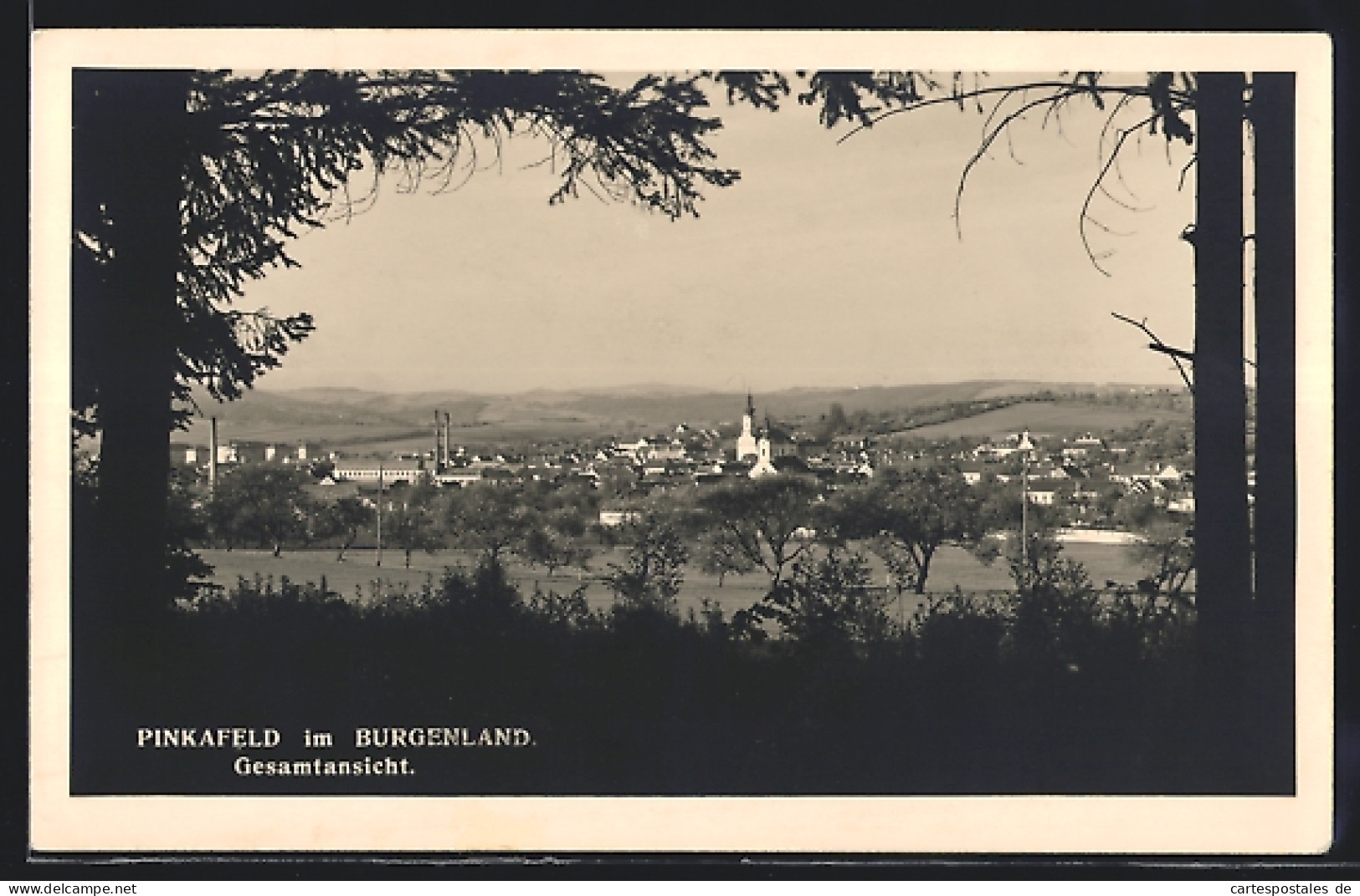 AK Pinkafeld, Gesamtansicht des Ortes