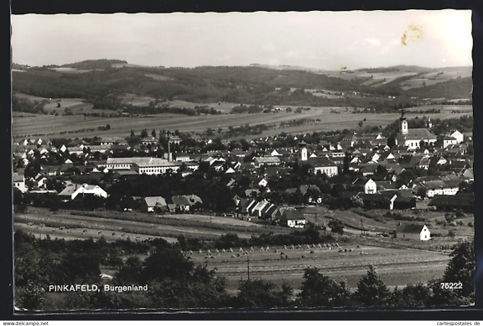 AK Pinkafeld, Panoramablick auf den Ort