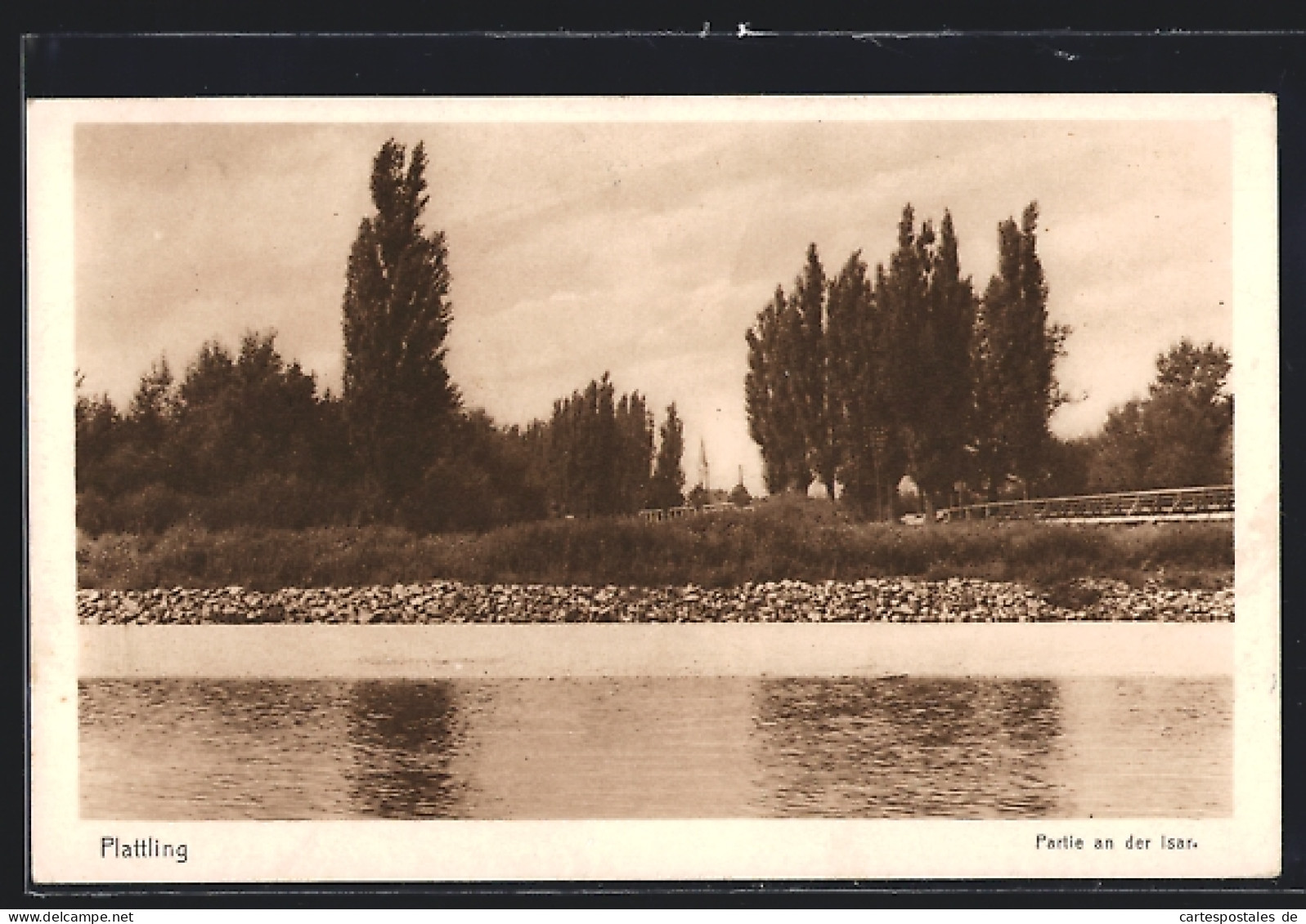 AK Plattling, Partie an der Isar