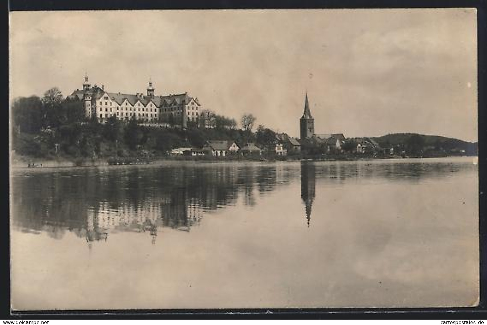 AK Plön, Blick zum Schloss