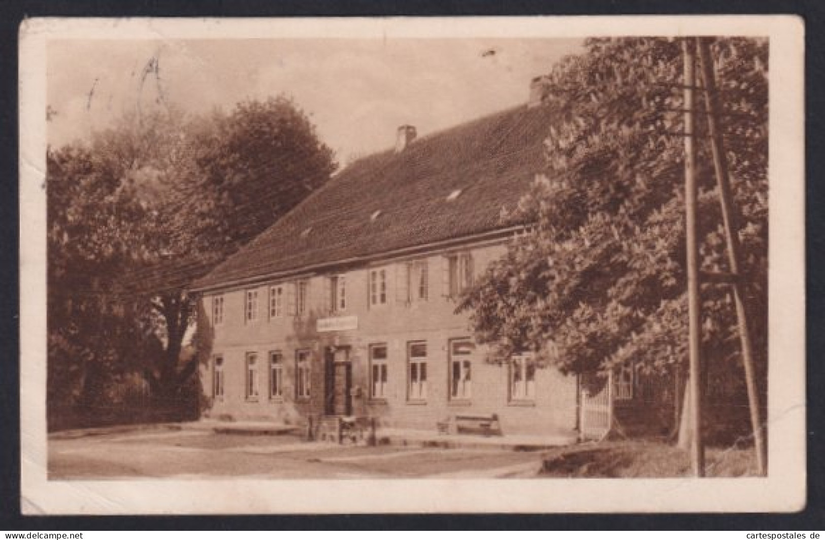 AK Plön, Gasthof zur Fegetasche