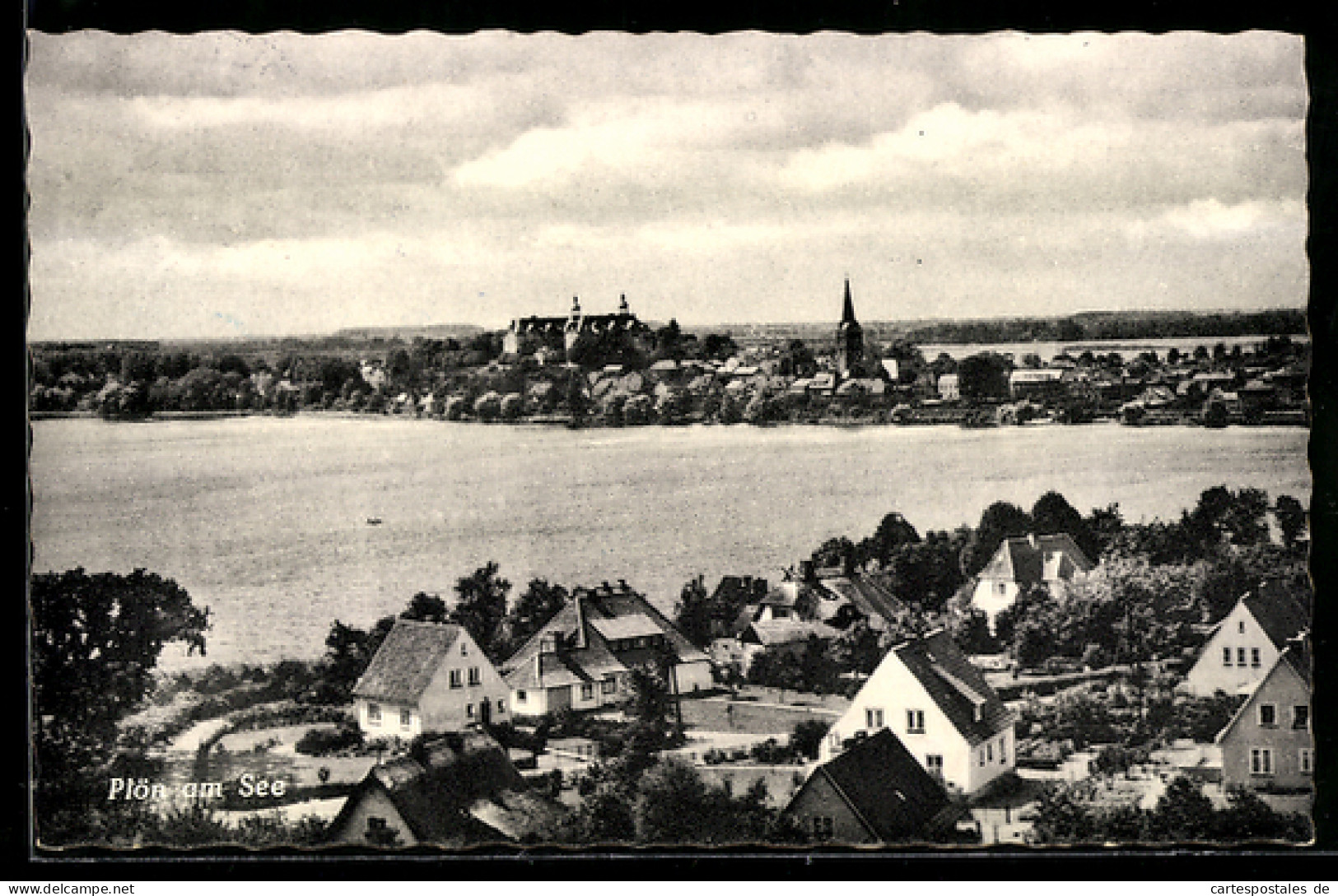 AK Plön, Schloss, Kirche, Seeufer